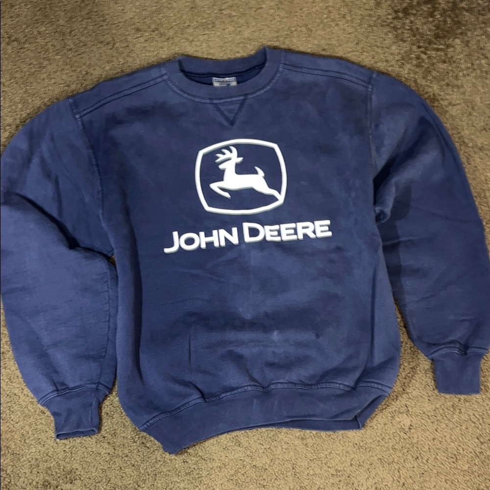 John Deere Blue Men's Sweater